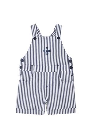 striped dungarees FENDI KIDS | BMF275AY8GF1I11